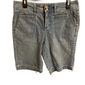 Style&Co Denim Shorts Tummy Control 6 Pocket‎